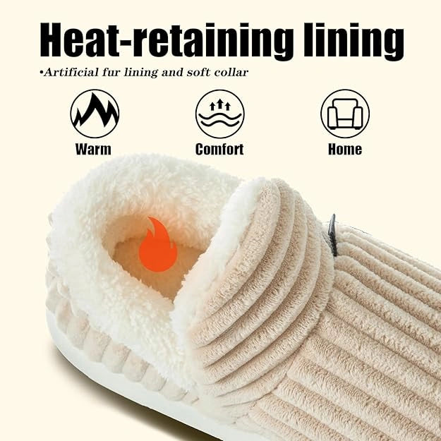 Warme Damen-Pantoffeln